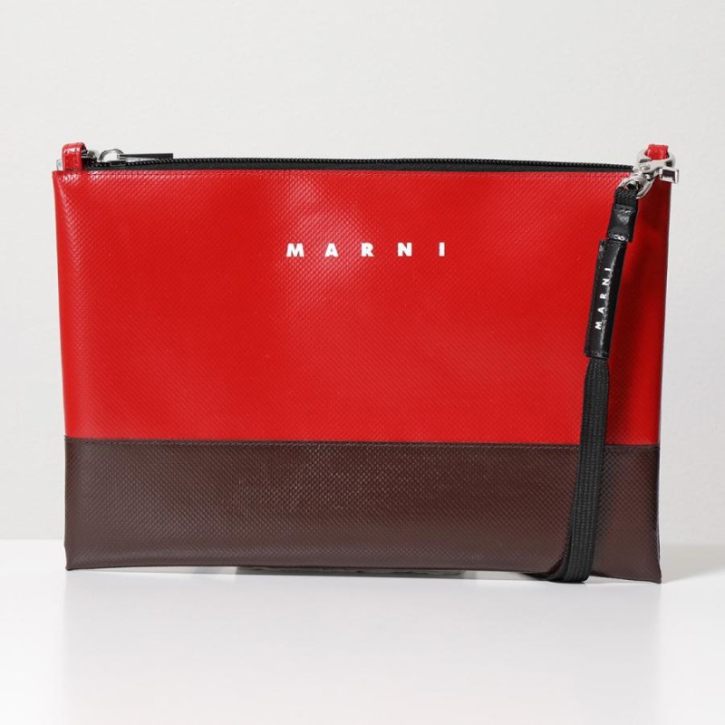 Marni バイカラー　ショルダーバッグ　ポシェット　pvc