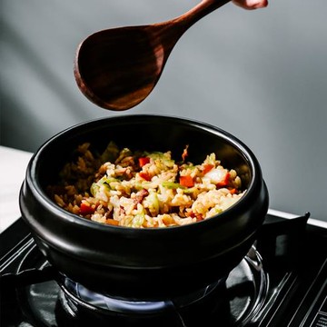 韓國石鍋拌飯專用石鍋砂鍋商用沙鍋燃氣明火家用韓式小號煲仔飯鍋