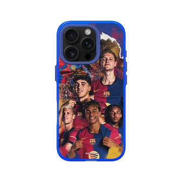 iPhone 16 Pro Clear 激光藍 - FC Barcelona - Team 1