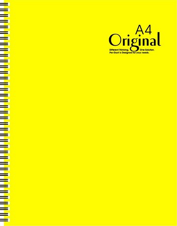 美加美 13K 原色 膠圈筆記 (黃) 3本入/ 包 AD3103【APP滿額下單10%點數(單一帳號最高5000點)】1/31止