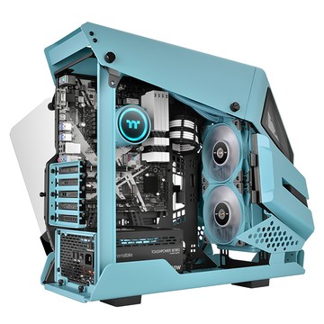 Thermaltake 曜越 TOUGHLIQUID 240 ARGB Sync 主板連動 CPU散熱器 高風壓風扇卓越散熱  CL-W319-PL12TQ-A  松石綠  1個