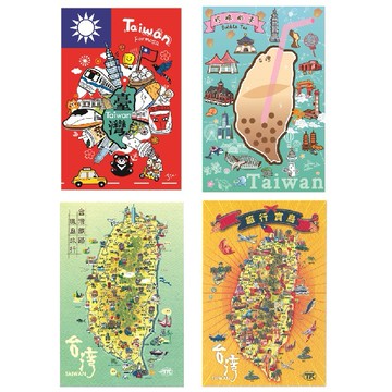 TR 手繪明信片 文創 台灣 批發 旅遊紀念 TR鐵道故事館