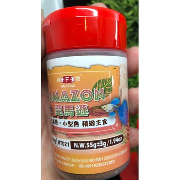 海豐 HAI FENG 亞馬遜 孔雀魚 小型魚 精緻主食 (T021) 漸沉性 小型魚飼料 燈科、短鯛