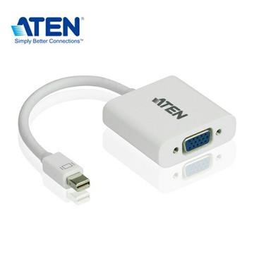 【預購】ATEN VC920 Mini DisplayPort轉VGA轉接器