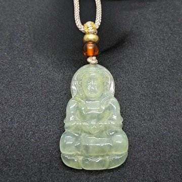 冰種翡翠觀音菩薩項鍊 | 天然緬甸玉翡翠A貨 | 送禮