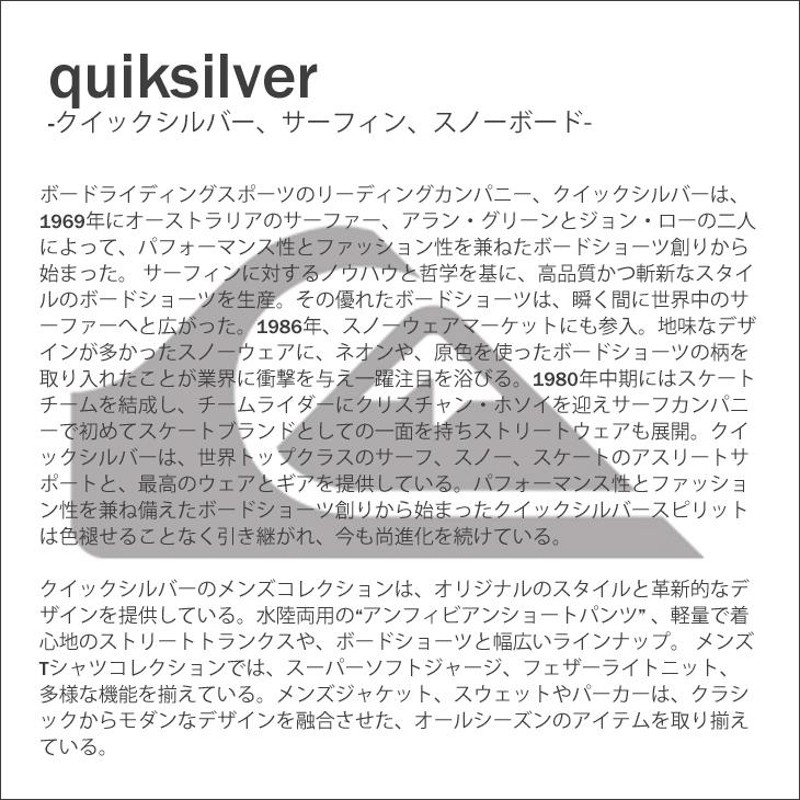 20/21 QUIKSILVER クイックシルバー WINTER スノーボードウェア スノー