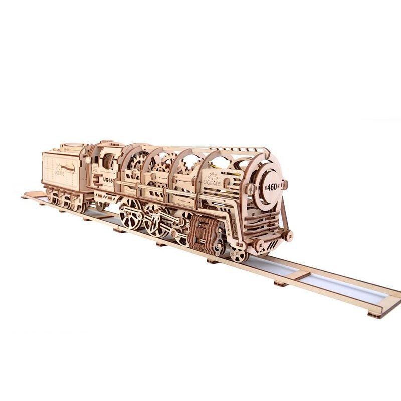 Ugears ユーギアス 460蒸気機関車 木製 ブロック おもちゃ 70012 木製