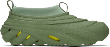 Crocs 绿色 Echo Storm Sandstorm 乐福鞋