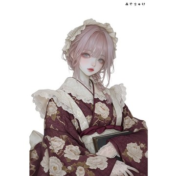 【9 月新作】07-143-0388 人物貼紙 幻想復古浪漫喫茶