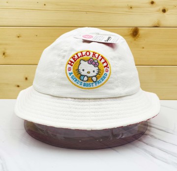 【震撼精品百貨】Hello Kitty 凱蒂貓~日本sanrio三麗鷗 KITTY造型圓帽-白*02959