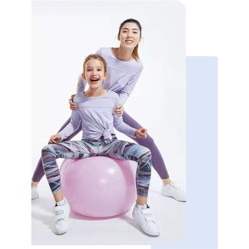 兒童瑜伽褲女童速干瑜伽服套裝女孩運動健身形體服秋季外穿褲親子