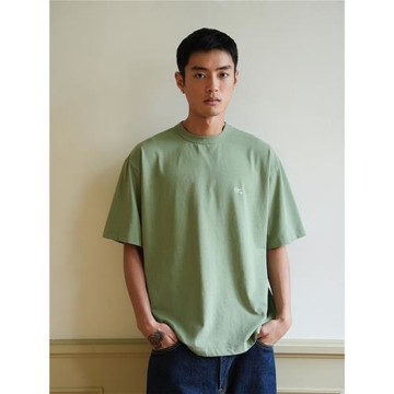 WHIMIN "Need Relax"刺繡標語短袖T恤