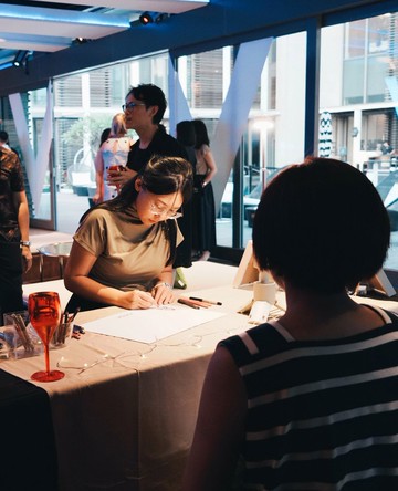 婚禮現場似顏繪 | 活動繪畫/婚禮畫家/現場速寫