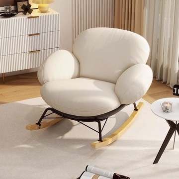 搖椅躺椅成人家用客廳午休懶人網紅搖搖椅陽臺單人休閒沙發椅子