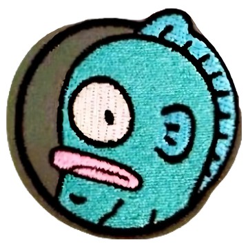 Sanrio 三麗鷗 反光刺繡貼  1個  款式隨機