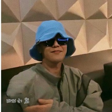 權志龍GD同款pmo藍色紅色紋理長帶男女漁夫帽夏季潮牌遮陽盆帽子