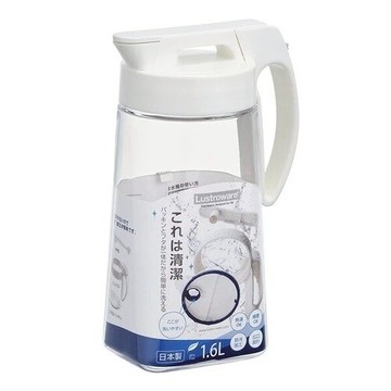 【晨光】日本製 岩崎工業Lustroware 冷水壺 1.6L(白色 127557)【現貨】
