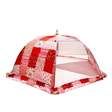 [承祥] 格子花摺疊菜罩 LAF0075