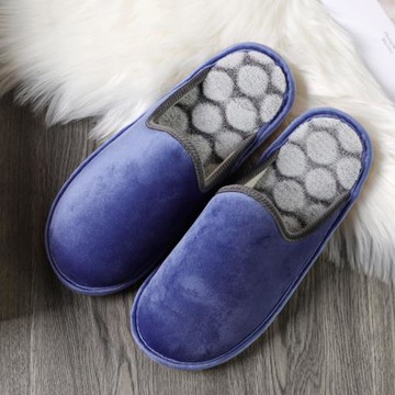 室內地板棉拖鞋防滑韓版厚底情侶蝴蝶結女保暖臥室拖鞋居家冬季男