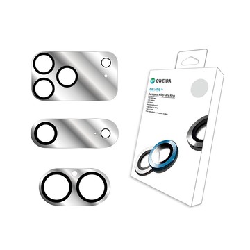 Oweida iPhone 17系列 一片式鏡頭貼-透明黑圈 鏡頭保護貼