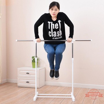 室內晾 衣架落地單桿 式不銹鋼簡易桿小折疊臥室掛曬家用衣服架子