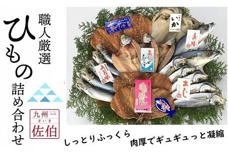 職人厳選干物セット (約7種) 干物 あじ 鯵 さば 鯖 丸干し みりん干し 開き 魚 海鮮 冷凍 詰め合わせ セット 大分県 佐伯市 