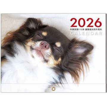 晴天Sonnig2026年A4狗狗月曆A/SCC22069D
