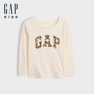 【GAP】babyGap圖案T恤-米色豹紋(907198)