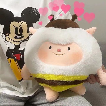 高 CP 值✨現折20 dongdong小羊蛋仔派對遊戲周邊公仔原皮羊毛絨玩具抱枕女生日禮物 送閨蜜 交換禮物