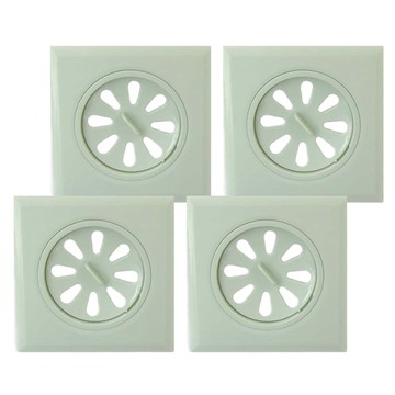 可旋轉防臭地漏芯 9.6 x 9.6cm  綠色  4個
