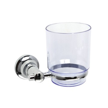 壁掛式牙刷牙膏杯架  1個  銀色