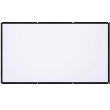 戶外便攜電影幕布影子舞皮影戲老款式投影儀簡易折疊壁掛高清家用[DD230109]