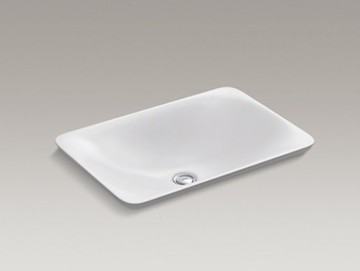 【麗室衛浴】美國 KOHLER 96117T-0活動促銷 CARILLON系列 一體式檯面盆