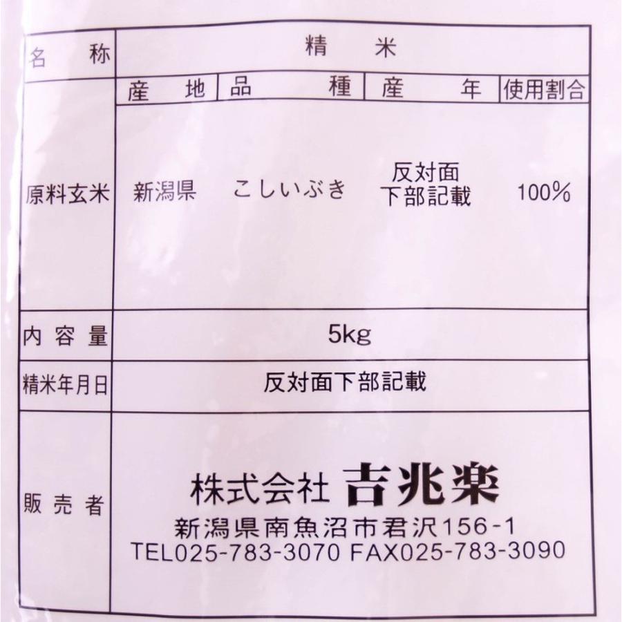 新潟 雪蔵仕込 こしいぶき 5kg×2 お米 お取り寄せ お土産 ギフト プレゼント 特産品