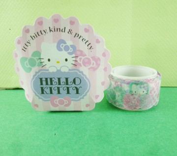 【震撼精品百貨】Hello Kitty 凱蒂貓~紙膠帶-蝴蝶結圖案