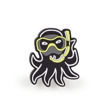 潛水章魚拉鍊鑰匙扣-SCUBA SQUID PULLER