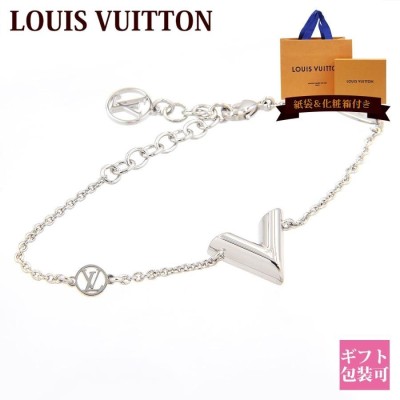 美品★LOUIS VUITTON ルイヴィトン M80138 ブラスレ・エセンシャルV ロゴ金具付き ブレスレット ピンクゴールド イタリア製 箱・保管袋付き