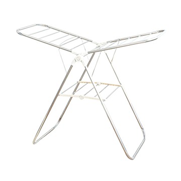 PaN EASY LIFE 不鏽鋼折疊式曬衣架  中型  白色