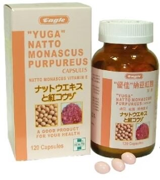 優佳納豆紅麴膠囊120T 紅麴 納豆 天然E