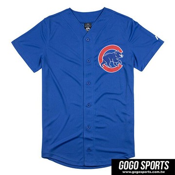 【毒】MLB CHC 芝加哥小熊 經典款 LOGO 藍色 棒球球衣【APP下單10%回饋】