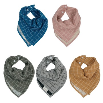 丹麥 Fabelab 有機棉雙面三角圍兜(多款可選)口水巾