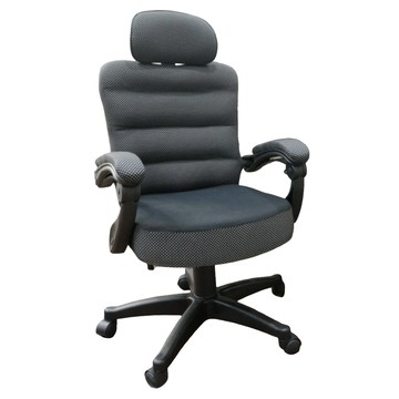 台灣製造舒適電腦椅 AH-62 110~122 × 56 × 45cm 辦公椅/學生椅  灰色