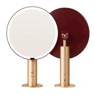 【Obeauty 奧緹】星月之鏡美妝鏡-三色光LED智能美肌美顏補光燈-彩妝大師指定愛用(UFS-188)