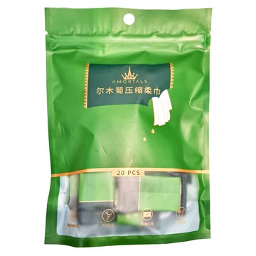 AMORTALS 爾木萄 加厚壓縮毛巾 柔軟舒適 高度吸水 不掉毛絮 20片  1包  561992