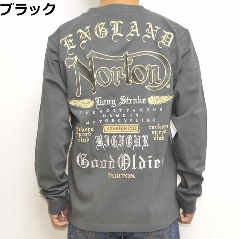ノートン Norton 服 アパレル 223N1111 長袖Tシャツ ゴールド