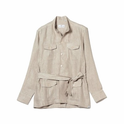 Massimo d’Augusto DAKAR リネンサファリジャケット Brilla per il gusto（ブリッラ ペル イル グスト）【別注