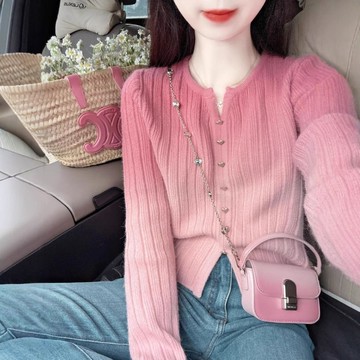 韓系漸層針織上衣