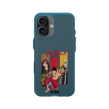 iPhone 17 Clear (相機按鈕) 夜幕藍 - 航海王 One Piece - 和之國系列-超新星結盟