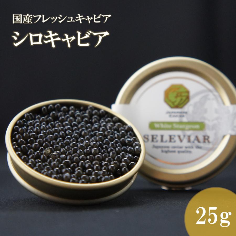 国産キャビア　シロキャビア25g 　島根県産