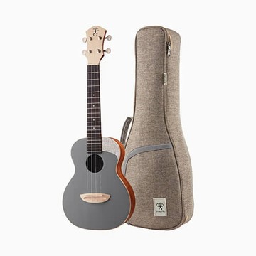 【恩心樂器】aNueNue UC10-QS 23吋 面單板雲杉 防刮 含厚袋 附調音器 配件包 色彩烏克麗麗 寧靜灰